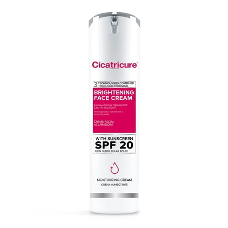 Cicatricure Brightening Face Cream Moisturizer with Q-Acetyl 10, 1.6 oz