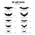 thumbnail image 3 of 12 Pack Bats Halloween Wall Decor 12 Pack Bat Lights Halloween Bat Lights Halloween Bats Wall Decor Halloween Decorations Indoor, 3 of 10