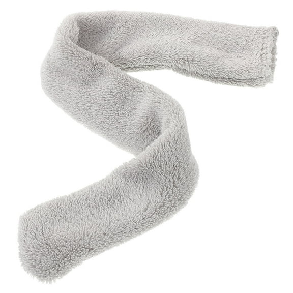 COMPUKAS Flute Cleaning Swab Instrument Cleaning Swab Grey Coral Fleece Debris Removal Tool for Performances 1Pcs