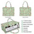 thumbnail image 2 of Large Capacity Tote Bag,Green Christmas Tree Pattern Handbag Fashion Luxury Tote Bag,15.7"x13"x 5.1" Inches,Laptop Compatible, 2 of 6