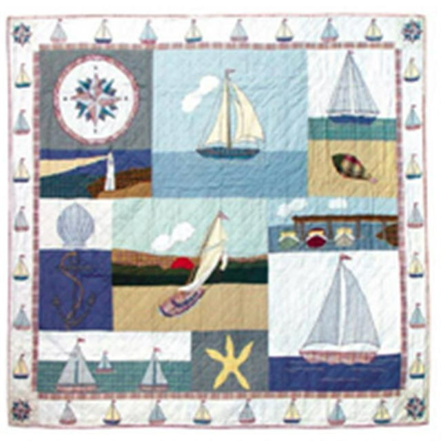 Patch Magic QQNAUT Nautical, Quilt Queen 85 x 95 in.