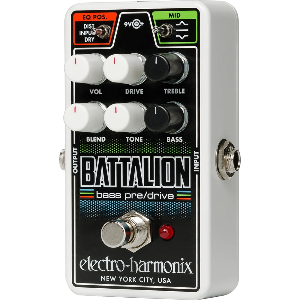 Electro-Harmonix Nano Battalion Bass Preamp and Overdrive Pedal