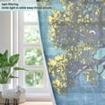 thumbnail image 4 of Yayeee Window Curtains Light Filtering 63"x42" Grommet Panel Pair Home Living Room Decor, Blue Tree, 4 of 7