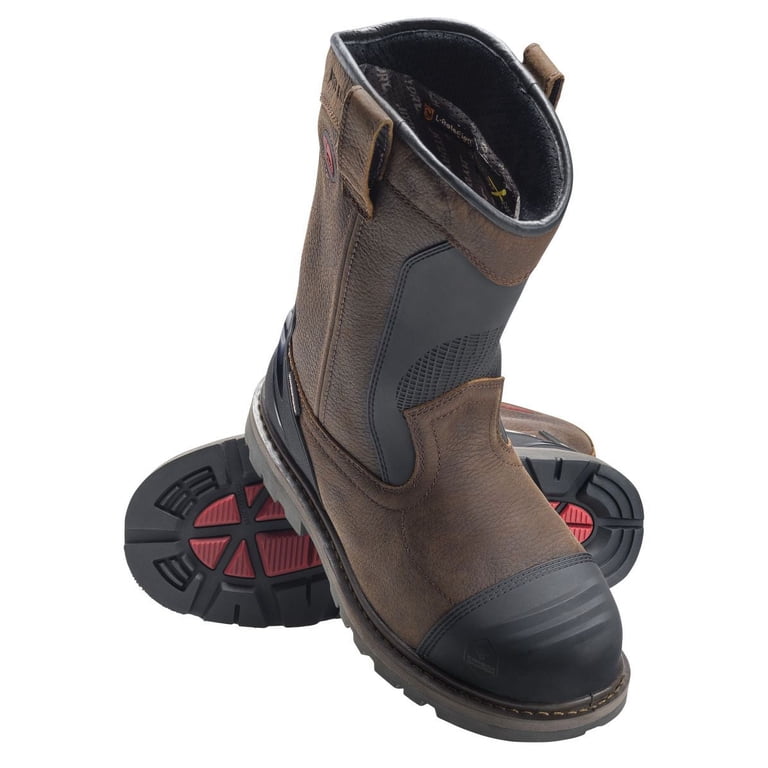 Avenger Work Boots Mens Hammer Wellington Waterproof Brown  display picture 2
