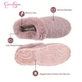 thumbnail image 3 of Jessica Simpson Womens Fluffy Clog Slipper with Memory Foam, 3 of 9