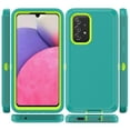 thumbnail image 6 of NIFFPD Galaxy A33 5G Case, Samsung A33 5G Case, Dual Layer Heavy-Duty Rugged Shockproof Anti-Drop Protective Case for Samsung Galaxy A33 5G Green&Yellow, 6 of 6
