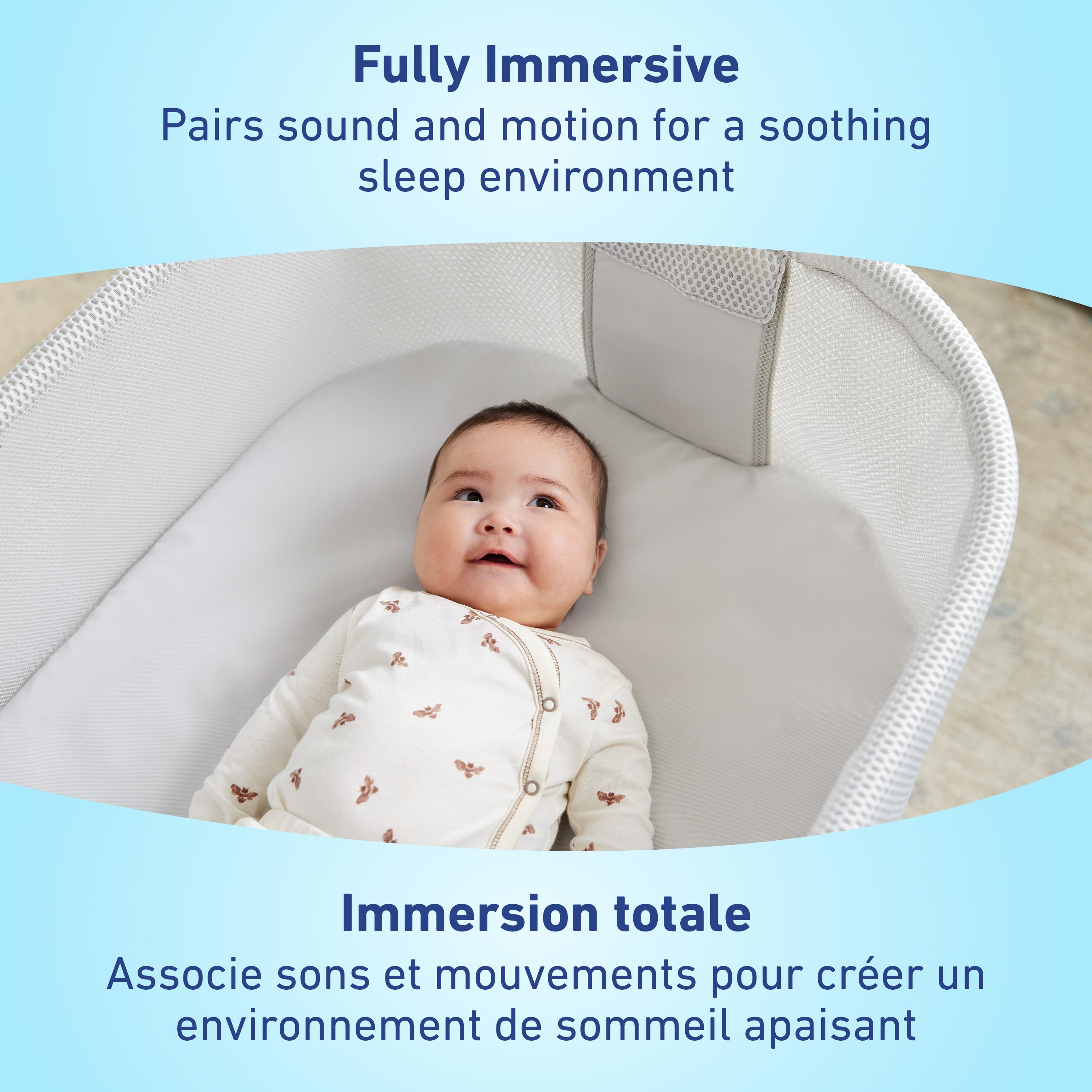 Graco SmartSense Soothing Bassinet, Luna