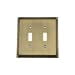 thumbnail image 3 of Nostalgic Warehouse 719747 Rope Switch Plate with Double Toggle, Antique Brass, 3 of 3