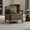 Green, variant on Mid-Century Accent Chair with Wood Frame, Modern Comfy Reading Armchair with Lumbar Pillow for Living Room, White