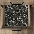 thumbnail image 4 of (4 pack) Abyssaly Floral Wallpaper Peel and Stick Wallpaper 17.3"x118" Black Flower Contact Paper Thicken Waterproof Leaf Self Adhesive Removable Vintage Wall Paper Vinyl Roll for Home Wall Shelf Countertop, 4 of 10