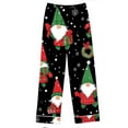 thumbnail image 5 of Uootdi Gift Christmas Long Sleeve Pajamas for Women Set Xmas Pajama Set 2-Piece Cozy Print PJs Button Up Ladies Sleepwear for Christmas, 5 of 5