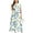 White-Blue Flower, variant on HVEOO Maxi Dresses for Women Summer Casual Loose Short Sleeve Long Beach Dress with Pocket