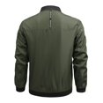 thumbnail image 5 of Daolelai Men's Lightweight Solid Color Stand Collar Jacket, 5 of 5