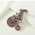 thumbnail image 6 of GKNET Vintage Animal Brooch Creative Bunny Biking Pin Accessory Corsage, 6 of 7