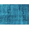 thumbnail image 1 of Ahgly Company Machine Washable Indoor Rectangle Persian Turquoise Blue Bohemian Area Rugs, 2' x 5', 1 of 4