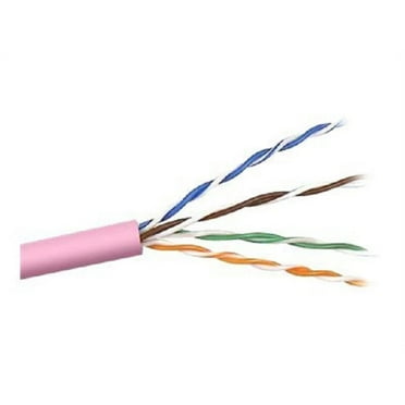 Belkin A7J704-1000-PNK 1000ft CAT6 Solid Bulk Cable - Pink
