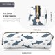 thumbnail image 3 of Fotbe Cute Shark Estuche para Lápices de Cuero con Estampado, Estuche con Cremallera Resistente, Organizador Compacto y Elegante para Papelería, 3 of 7