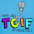 thumbnail image 3 of CafePress - Thank God I'm Fabulous Women's Dark T Shirt - Women's Traditional Fit Dark T-Shirt, 3 of 4