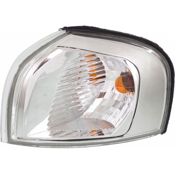CarLights360: For 2004 2005 2006 Volvo S80 Corner Signal Light Driver Side Chrome with Bulbs - Replacement for VO2520111