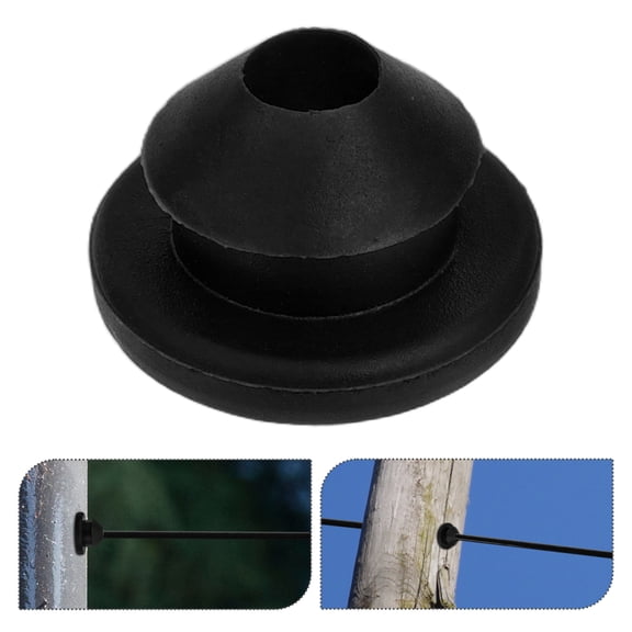 LEORX 100Pcs Cable Protectors Rubber Grommets Floor Hole Cover for Home Use