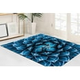 thumbnail image 3 of Large Rug, Blue Rug, Gift For The Home Rug, Custom Rug, Cactus Rug, Cactus Rug Abstract Natural Pattern Rugs, Floral Rugs, Corridor Rugs, 2.6'x5' - 80x150 cm, 3 of 9