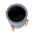 thumbnail image 4 of Rowan Modern Outdoor Planter - 14" Gray, 4 of 5