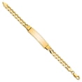 thumbnail image 6 of 14K Yellow Gold Curb Link ID Bracelet, 6 of 6