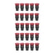 thumbnail image 5 of 25 unids/set interruptor de botón de cabeza de hongo plástico rojo IP65 para equipos de máquinas herramientas 16mm AC DC24V, 5 of 5