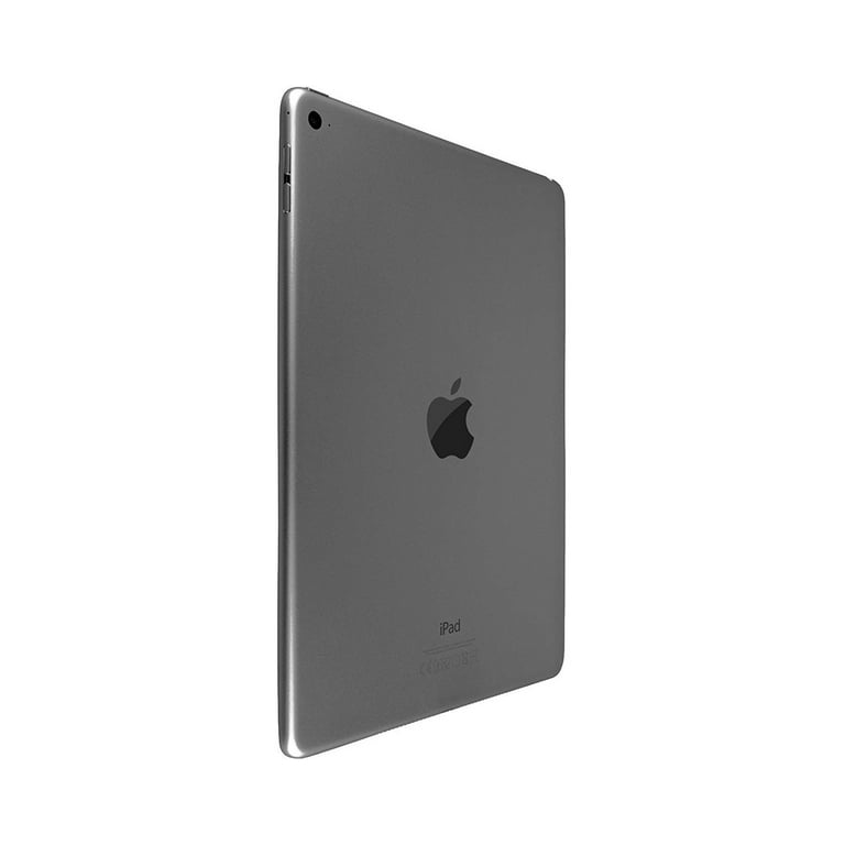 Refurbished Apple iPad Air 2 Space Gray, 64gb, Wi-Fi Only, 9.7-inch, Bundle Deal: Case, Pre-Installed Tempered Glass, Rapid Charger, USA Essentials
