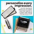 thumbnail image 3 of Kit de sello de goma ExcelMark A2359-DIY autoinker negro, 3 of 7