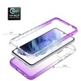 thumbnail image 5 of Dteck Case For Samsung Galaxy S22,Shocklproof Rubber Hybrid PC Back Lightweight Back Case Cover for Galaxy S22 5G,Purple, 5 of 7