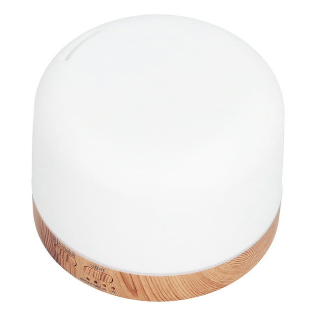Humidificador Compacto de Grano de Madera de 300ml con Luz LED que Cambia de Color Luz de Noche Ambiental sin Alimentación de Agua Humidificación Silenciosa Fácil de Usar ANGGREK Otros