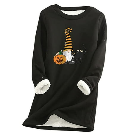 

Womens Casual O Neck Loungewear Nightgowns Long Sleeve Print Fleece Summer Cute Graphic Tees Sexy Workout T-Shirts Tops Ladies Going Out Party Tshirts A531-2134