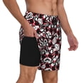 thumbnail image 3 of Picia French Bulldog1 pattern Mens Swim Trunks with Compression Liner Stretch Beach Shorts Quick Dry with Zipper Pockets No-Chafing Board Shorts-Medium, 3 of 9