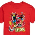 thumbnail image 3 of Marvel Thor - Stickers Style - Men's Short Sleeve Graphic T-Shirt, 3 of 5