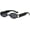 Black Gray, variant on Women's Oval Sunglasses Vintage Small Metal Punk Sunglasses Ladies Steampunk Shades Glasses UV400