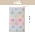 thumbnail image 2 of Soft & Absorbent, 35x75CM, Set of 4 Colorful Polka Dot Cotton Hand Towels, 2 of 5