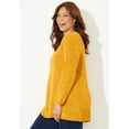 thumbnail image 3 of Catherines Women's Plus Size Chenille Cable-Knit Boatneck Sweater, 3 of 6