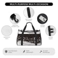 thumbnail image 4 of Vsdgher Piano Keys With Musical Notes Pattern Unisex Hand Travel Bag,Foldable Travel Duffel BagsTravel Essentials Sport Gym Bag,Overnight Travel Duffel Bag with Adjustable Strap, 4 of 7