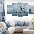 thumbnail image 1 of Panorama du Bas Manhattan Noir Blanc, 1 of 3