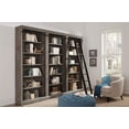thumbnail image 7 of Martin Furniture Avondale 5-Adjustable Shelf 3 PC Tall Wood Bookcase - Wall Gray, 7 of 7