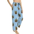 thumbnail image 2 of Kll Womens German Shepherd Puppy Print Pajama Pants Soft Pajama Bottoms For Women Cozy Lounge Pants, 2 of 9