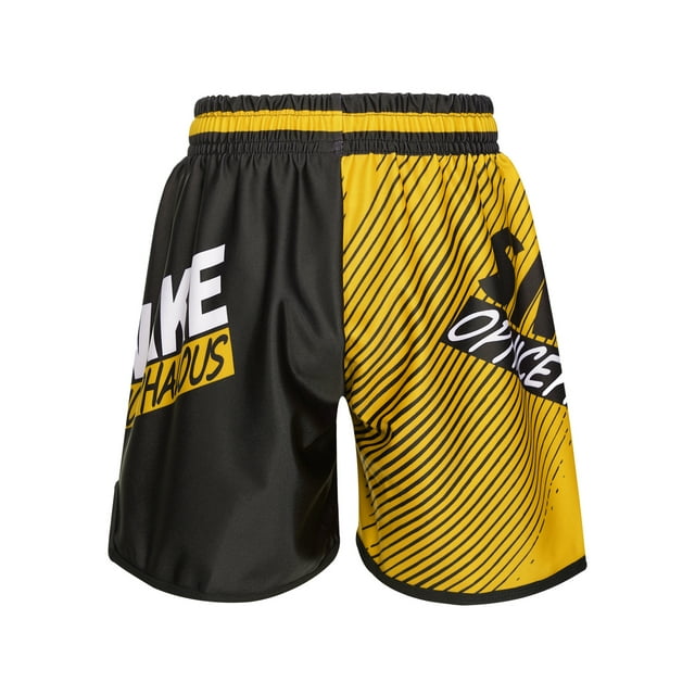 Shorts de Boxe Muay Thai pour Garçons Enfants MMA Kickboxing Trunks Arts Martiaux Grappling Bas Vêtements de Sport Type D 13-14
