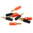 thumbnail image 2 of High Quality 4Mm Banana Plug Male Connector Gold Audio Speaker Wire Cables 8Pcs, 2 of 10