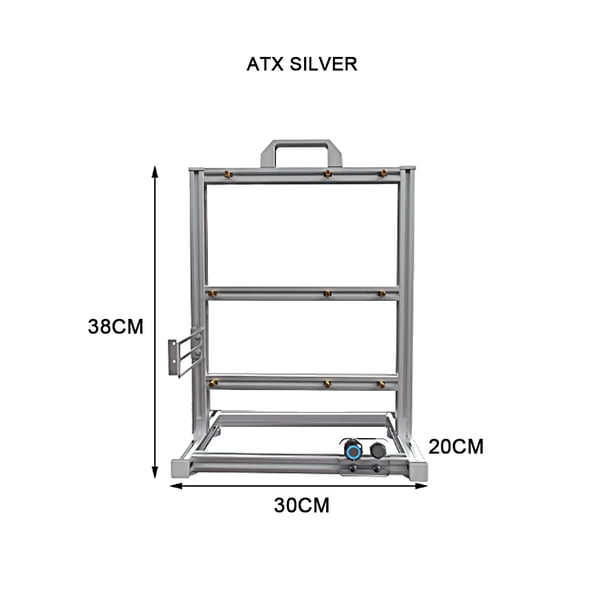 Gabinete para jugadores ITX MATX ATX, caja para PC de escritorio MOD, estante de marco abierto, refrigerador de agua, chasis para juegos de ordenador, personalidad Vertical DIY