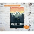 thumbnail image 2 of Grand Teton National Park Sign Vintage Looking Decorative Signs Home Décor Gift 12x18 Matte 112180086011, 2 of 5