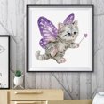 thumbnail image 1 of Cuadros Decorativos 5D pieza de bricolaje especial en forma de taladro diamante pintura Cat Art Decor (YX292) Ehuebsd embutido en tela, 1 of 1