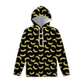 thumbnail image 3 of Sudadera con capucha con estampado de frutas tropicales y plátanos para hombre, sudadera con capucha con estampado 3D colorido, informal, de manga larga, para niños, 3 of 5