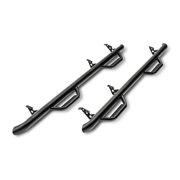 ⭐️NLINE N-Fab T1678CC-TX Cab Length Nerf Step Bar; Textured Black