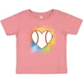 thumbnail image 3 of Inktastic Baseball Sports Heart Girls Baby T-Shirt, 3 of 5